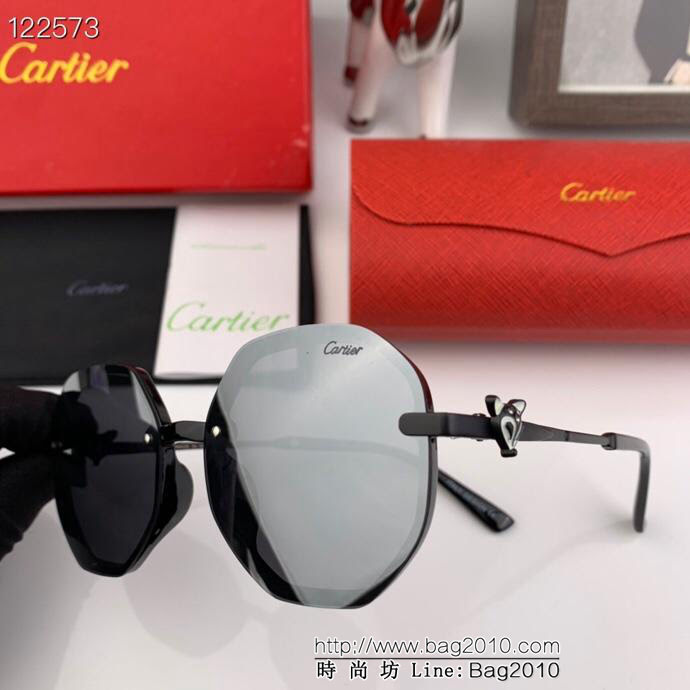 CARTIER卡地亞 2019網紅同款 卡地亞新款 大框偏光墨鏡 寶麗來超清偏光太陽鏡 3346  lly1177